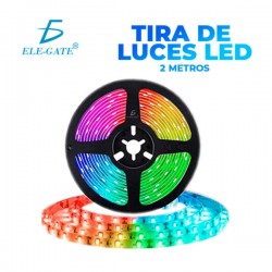 Tira de luces led rgb de 2 metros, con alimentación usb a 5v / led.44.2