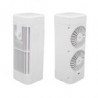 Ventilador doble tipo torre con 3 velocidades, lámpara y aire acondicionado / spray cool fan / pd-fc-05
