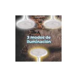 Ventilador de techo con lámpara con 3 modos de iluminación, 25.8x12cm / led.68