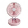 Ventilador plegable portátil con 3 velocidades + pila recargable y cable de carga, variedad de colores / jk-f665