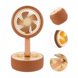 Ventilador plegable con carga usb + diseño de neumáticos para el escritorio / fs105