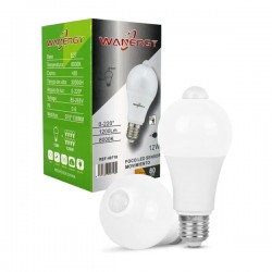 Foco led wanergy con sensor de movimiento 12w / 8000k 40718