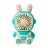 Mini ventilador recargable portátil con orejas de animales, variedad de diseños / ven8652