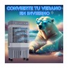 Ventilador con tres niveles de potencia con enfriador mediante agua / clr.69