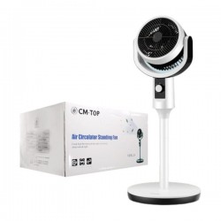 Ventilador redondo 8 pulgadas cm-top de pedestal con interruptor de 3 niveles / ven24