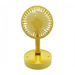 Mini ventilador redondo plegable con base para escritorio, variedad de colores / dd 5582