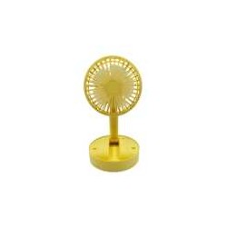 Mini ventilador redondo plegable con base para escritorio, variedad de colores / dd 5582