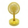 Mini ventilador redondo plegable con base para escritorio, variedad de colores / dd 5582
