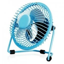 Mini ventilador metálico de 4 pulgadas para escritorio, variedad de colores / mini fan usb