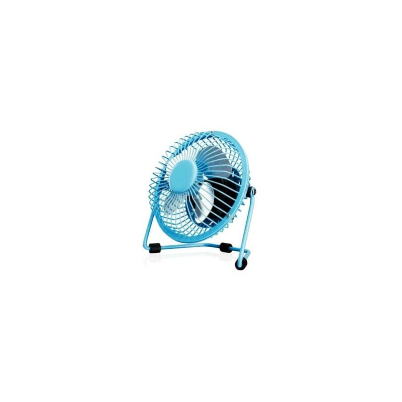 Mini ventilador metálico de 4 pulgadas para escritorio, variedad de colores / mini fan usb