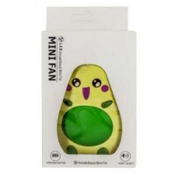 Ventilador mini fan con espejo y forma de aguacate, variedad de colores / fs-154 / mf-01