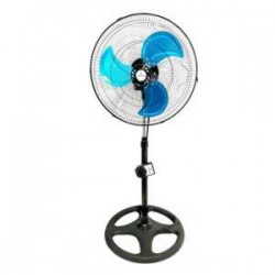 Ventilador redondo de 18 pulgadas cm-top con pedestal y 3 aspas metálicas / ven01