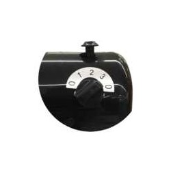 Ventilador redondo de 18 pulgadas cm-top con pedestal y 3 aspas metálicas / ven01