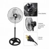 Par de ventiladores de pedestal 3 aspa 18 clr.46
