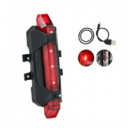 Lámpara de luz roja recargable para bicicleta / czyp402