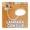 Lámpara led flexible de batería recargable y clip súper resistente