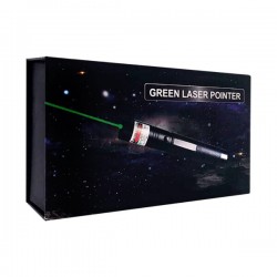 Apuntador puntero láser color verde con cargador de batería y llaves de seguridad / laser L-303 / green laser pointer / 111a