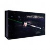Apuntador puntero láser color verde con cargador de batería y llaves de seguridad / laser L-303 / green laser pointer / 111a
