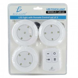 Lámpara led con control remoto led.23