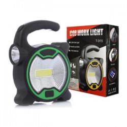 Lámpara led multifuncional 2 en 1 con asa agarradera, variedad de colores / t-915