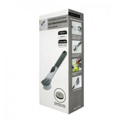 Cepillo limpiador con dispensador de jabón, dos esponjas intercambiables y botón de silicón cleaning brush / rsd-009