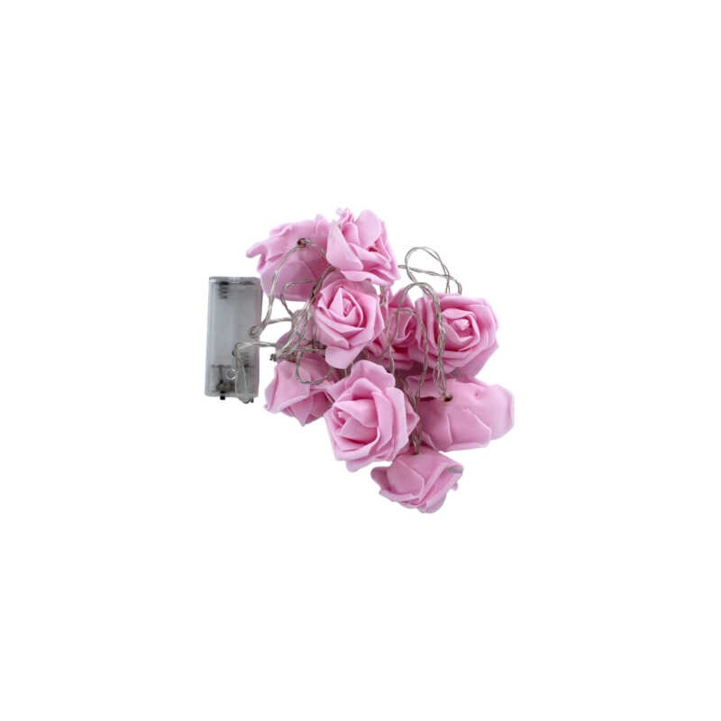 Guirnalda / serie led con diseño de rosas, 1.5m, 10pzas / lu6347