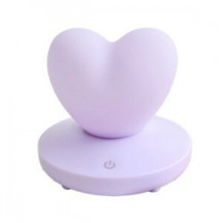 Lámpara con forma de corazón para escritorio, variedad de colores / led627