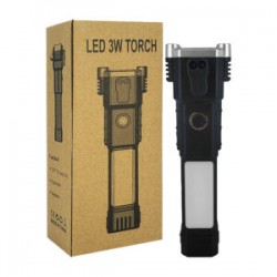 Linterna / lámpara de mano con 4 modos de iluminación, 3w / led 3w torch / ze-1484