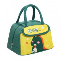 Bolsa lonchera térmica de 2 compartimentos con diseño animado y cierre con velcro, variedad de modelos / tv25