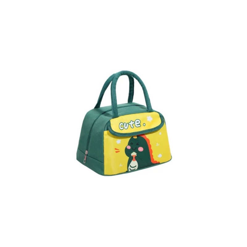 Bolsa lonchera térmica de 2 compartimentos con diseño animado y cierre con velcro, variedad de modelos / tv25