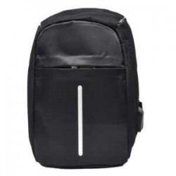 Mochila pechera de 2 compartimentos y ranura para cable usb, variedad de colores / lml-1702