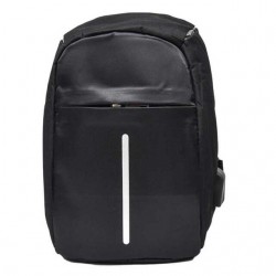 Mochila pechera de 2 compartimentos y ranura para cable usb, variedad de colores / lml-1702