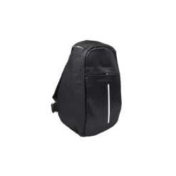 Mochila pechera de 2 compartimentos y ranura para cable usb, variedad de colores / lml-1702