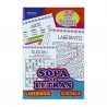 Cuaderno libro sopa de letras con 32 hojas páginas, 13x20cm, variedad de modelos / sg3218 / sg3221 / sg3222