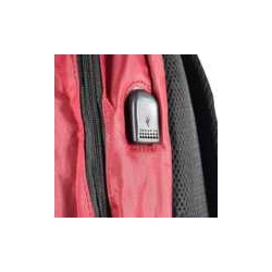 Mochila grande lisa de 3 compartimentos y placa lml, variedad de colores / R0X60