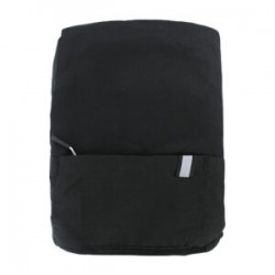 Mochila pequeña de 2 compartimientos sin diseño y detalle reflejante, variedad de colores / bag86