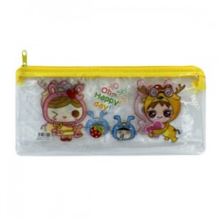 Lapicera de plástico con cierre y diseño, variedad de diseños y colores / oh happy day / 665241 / 665241