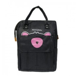 Mochila pañalera multifuncional de 2 compartimientos con estampado de animales, variedad de colores y diseños / mommybaby / zqf-