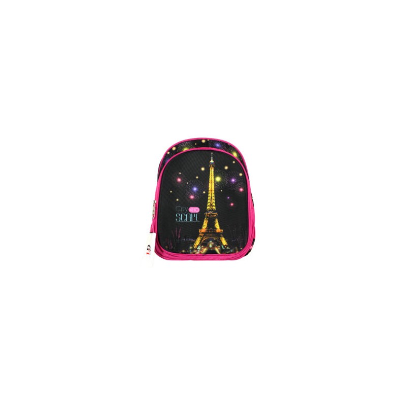Mochila pequeña de dos compartimientos con diseño, variedad de diseños / ld / 062
