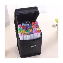 Estuche con 30 marcadores plumones touch con doble punta de colores / 30pcs / 11370 / b115