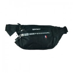 Cangurera lisa sport ajustable con 3 compartimientos, variedad de colores / 9203