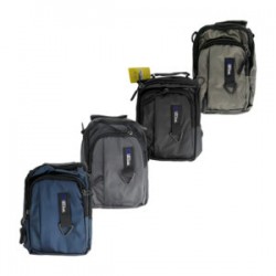 Mochila pechera letian de tela impermeable con 2 compartimentos, variedad de colores / fb-46