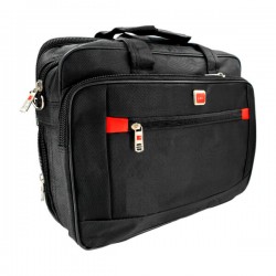 Bolsa maletín liso multifuncional con 5 compartimientos y placa lml / lml-1302