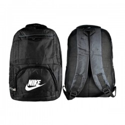 Mochila deportiva de tela impermeable con 4 compartimentos y diseño lisa con frase, variedad de colores / fd1169