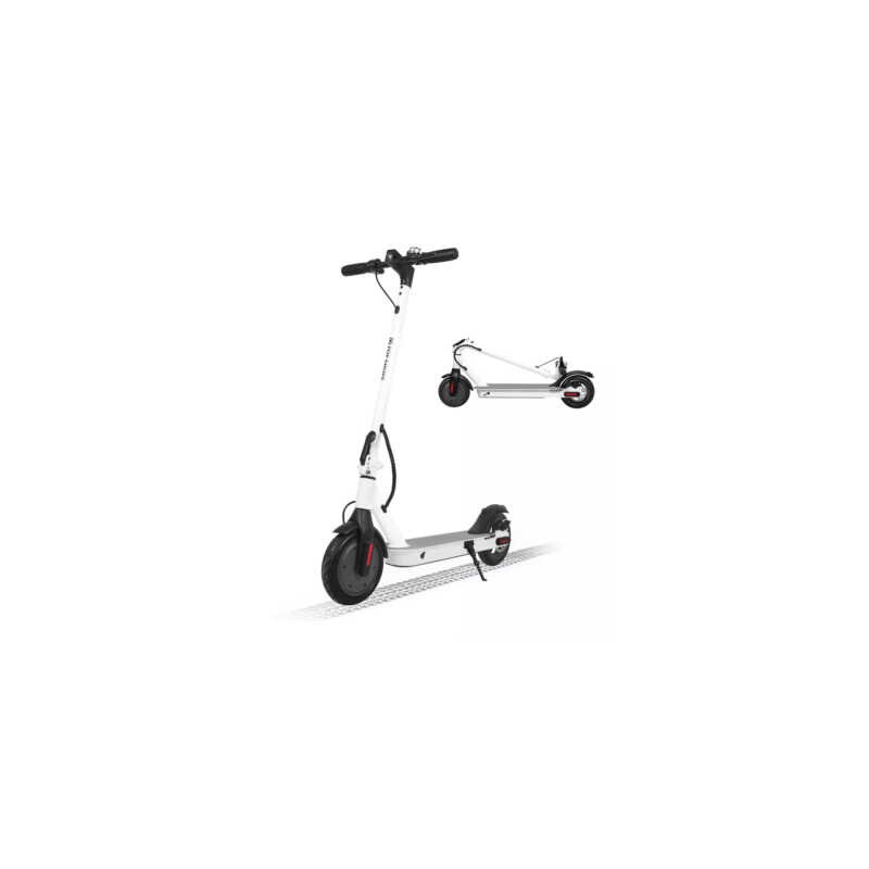 Scooter eléctrico de color blanco o negro, recargable con velocidad de 25km/h 1105x155x530mm / pop shope / scooter. p1