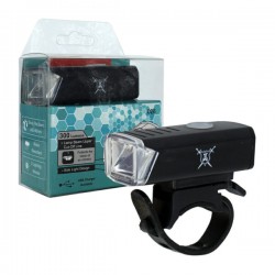 Lámpara led recargable con 300 lúmenes para bicicleta / 026 / t-606-hy026