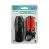 Kit de luces de bicicleta delantera y trasera de pilas / qx-t0798 / fa-to798