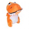 Peluche afelpado pequeño 18cm de dinosaurio con ojos saltones y ventosa para colgar, variedad de colores / mr-530033