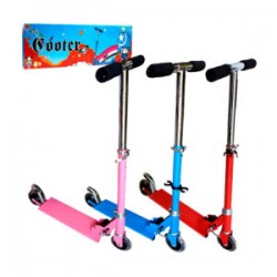 Scooter patín del diablo plegable con 2 llantas y diseño liso, variedad de colores / cooter / sp48414