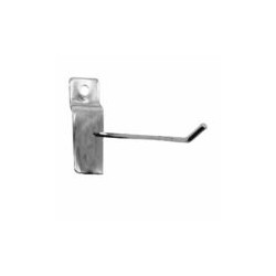 Gancho de 20cm en color blanco o cromado para panel ranurado / tgc15 / gan20cm / h1313